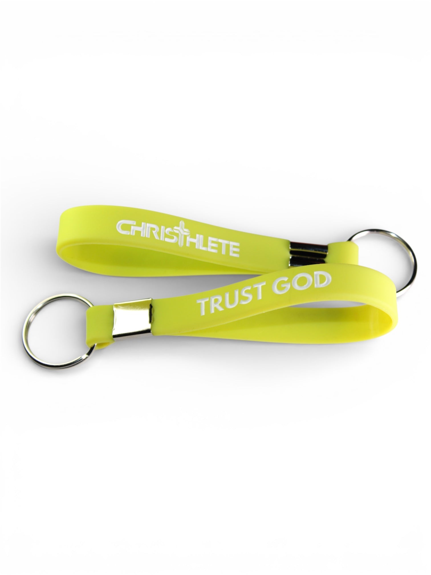 Image of Trust God Wristband Keychain