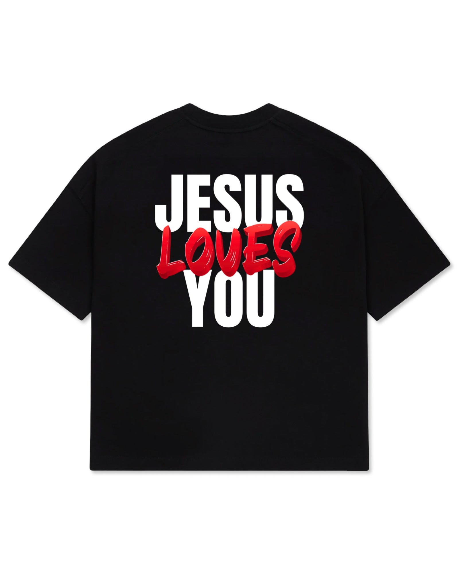 Image of Jesus Loves You Tee ‘Black’