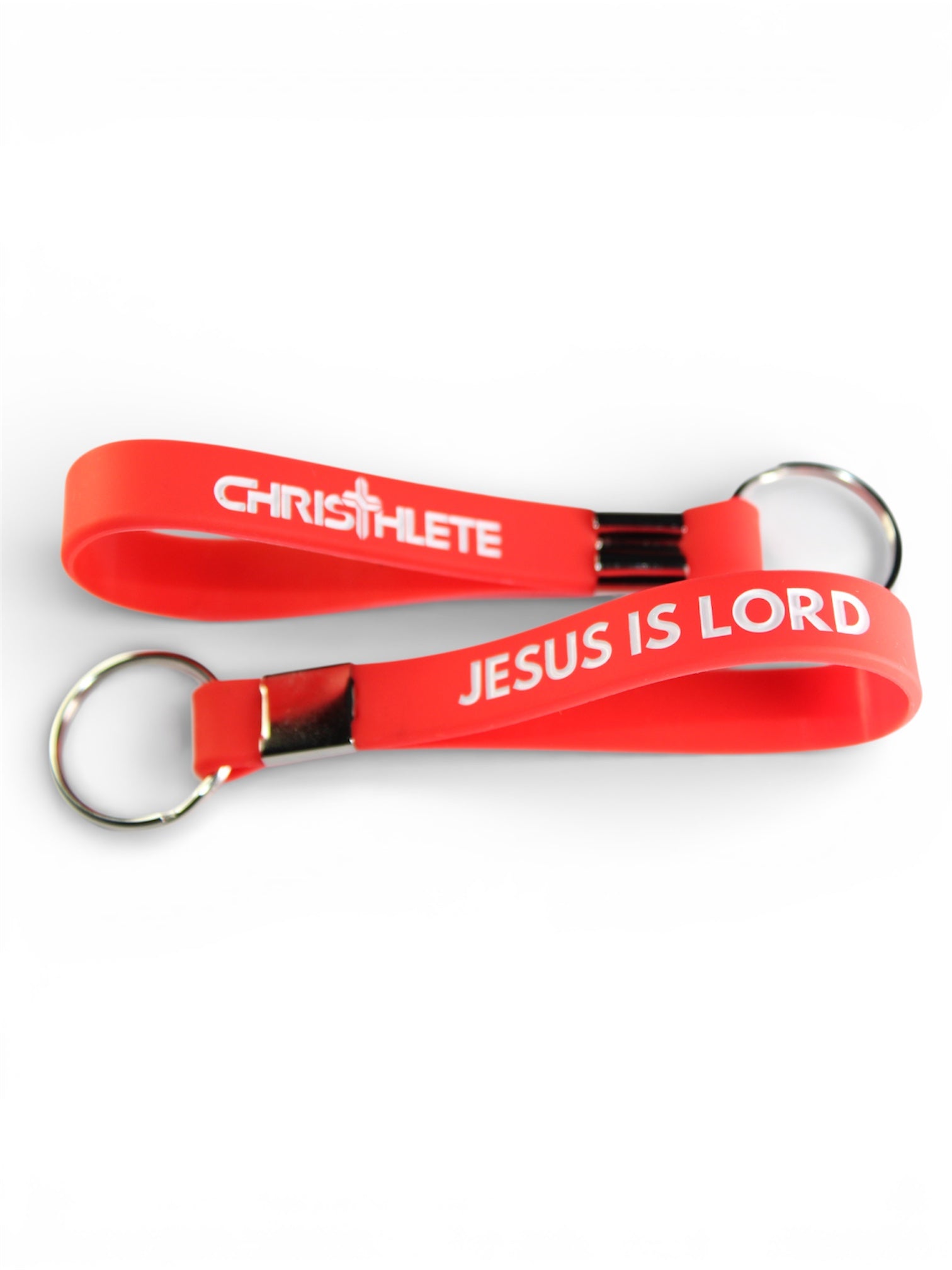 Image of Jesus Is Lord Wristband Keychain