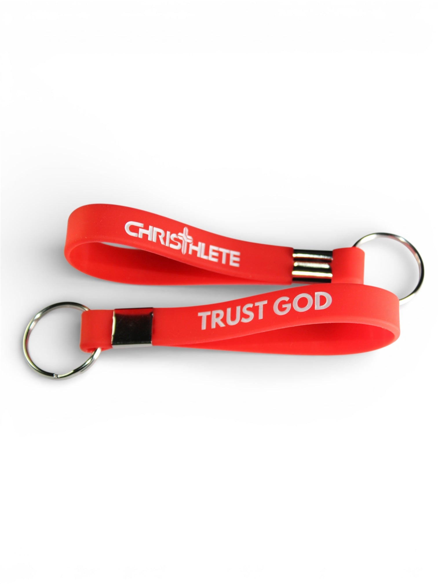 Image of Trust God Wristband Keychain