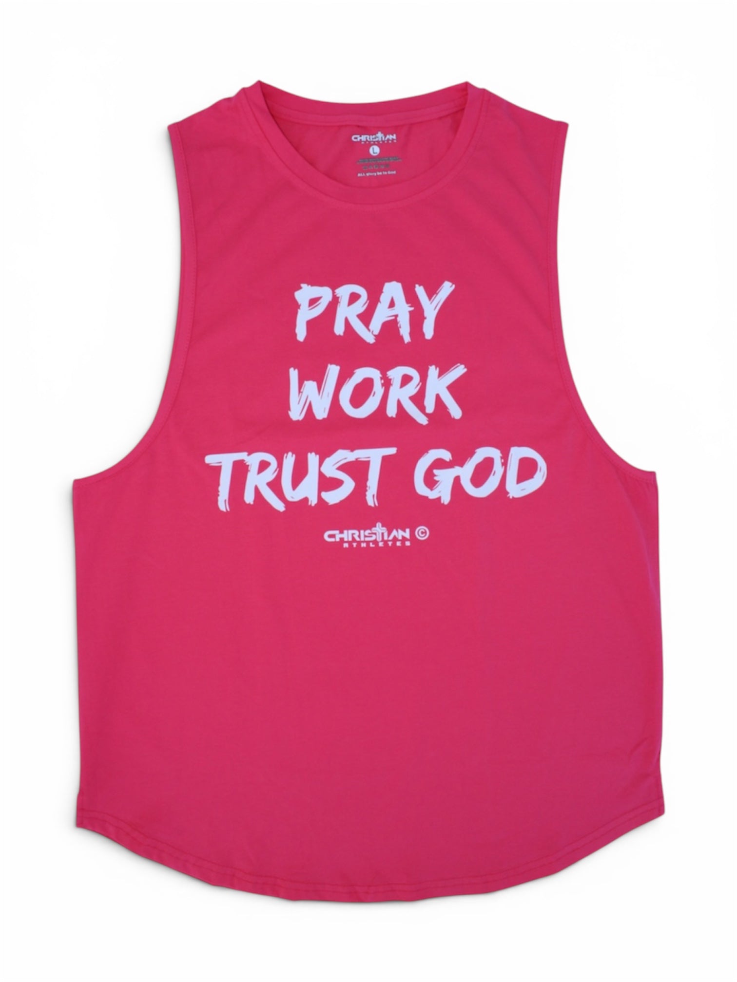 Image of ‘Pray, Work, Trust God’ Tank Top