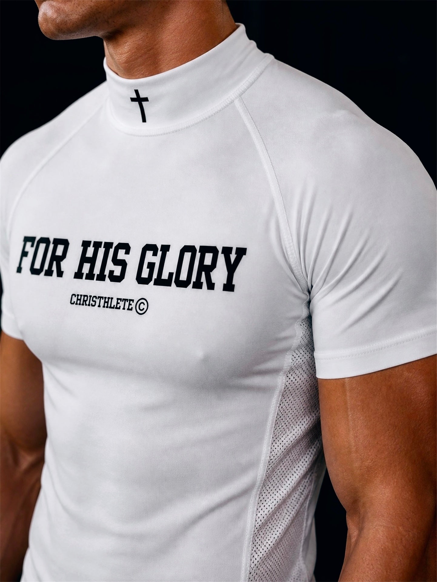 Image of 'For His Glory' Pro Compression Shirt