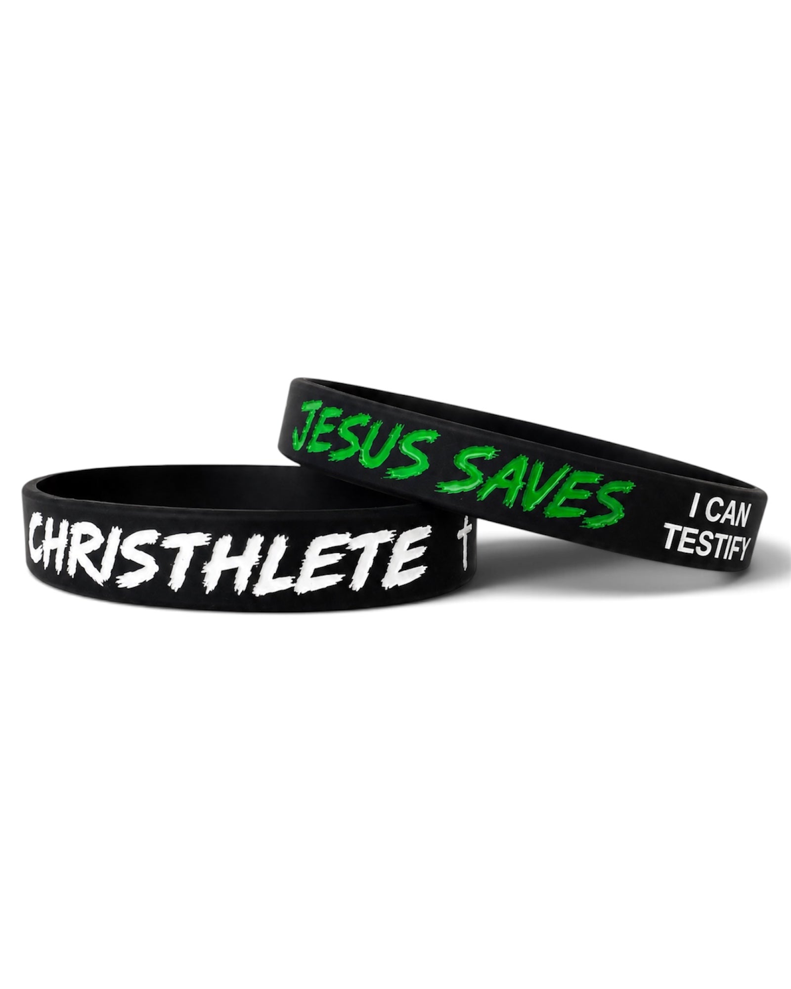 Image of Jesus Saves Wristband 2-pack