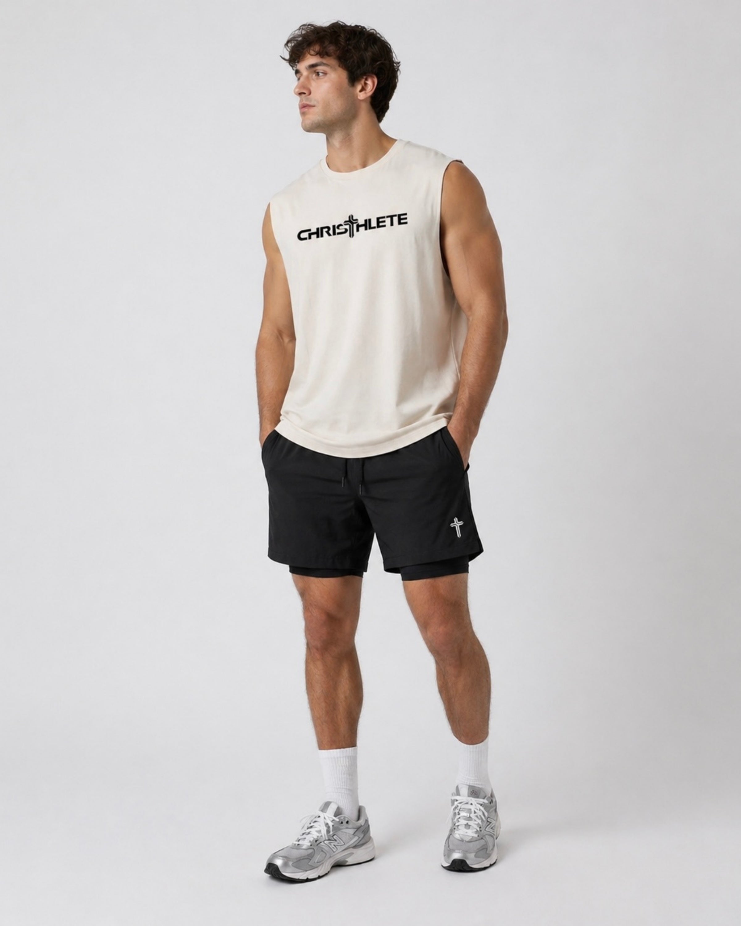 Image of Christhlete Classic Heavy Tank - Bone