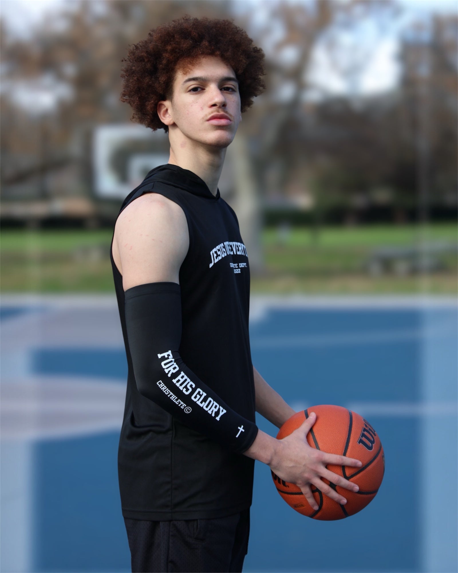 Image of 'For His Glory' Pro Arm Sleeve