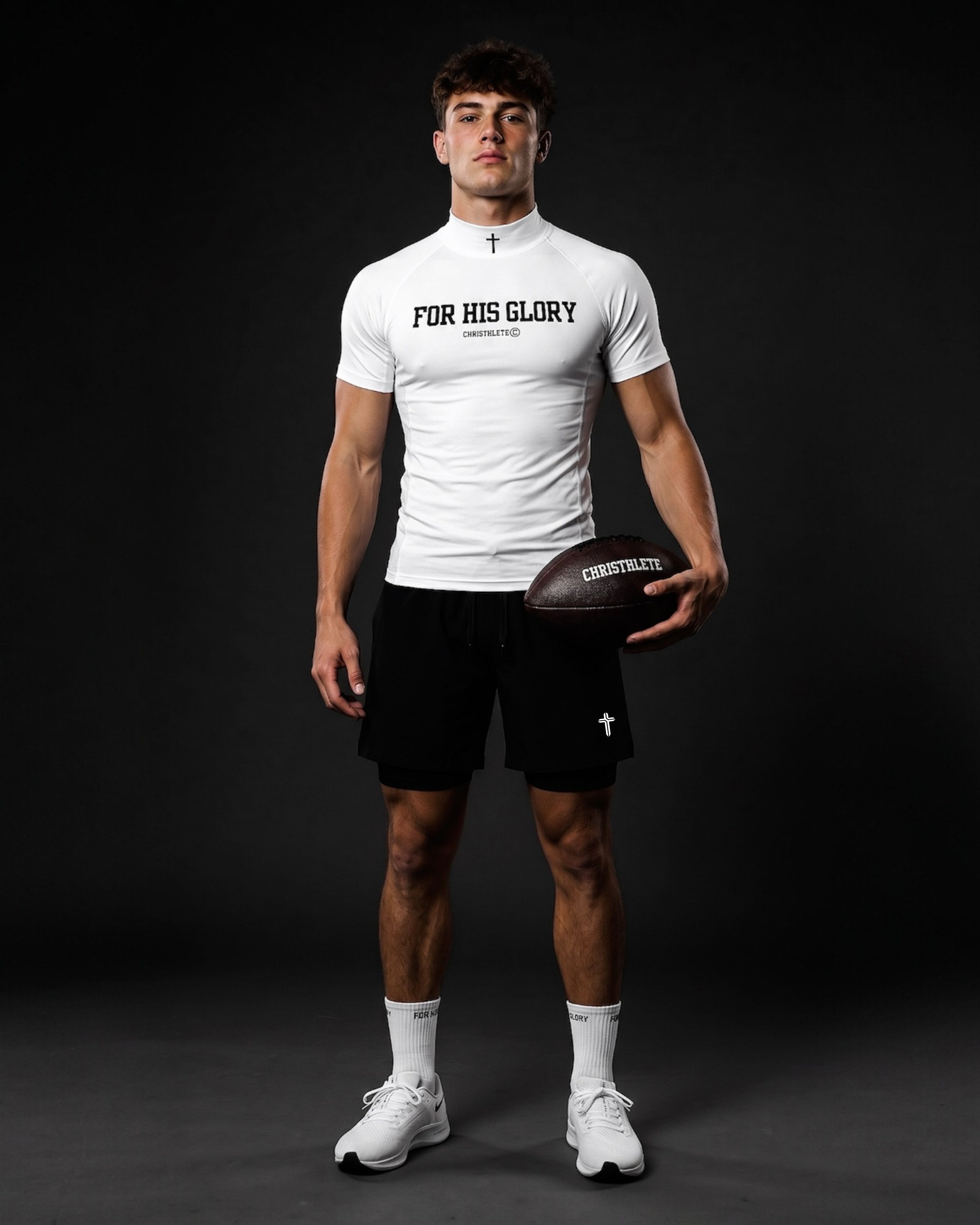 Image of 'For His Glory' Pro Compression Shirt